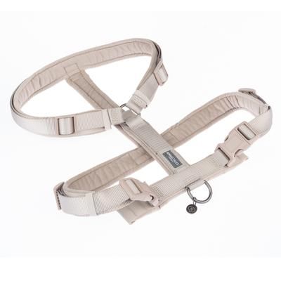 Nomad Tales Blush Dog Harness | Taupe | Size S: 37-53cm Chest Circumference, 15mm Width