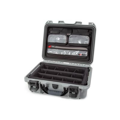 Nanuk Case 920 w/lid org./divider Silver Medium 920S-060SV-0A0