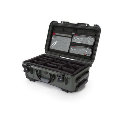 Nanuk Case 935 w/lid org./divider Olive Large 935S-060OL-0A0