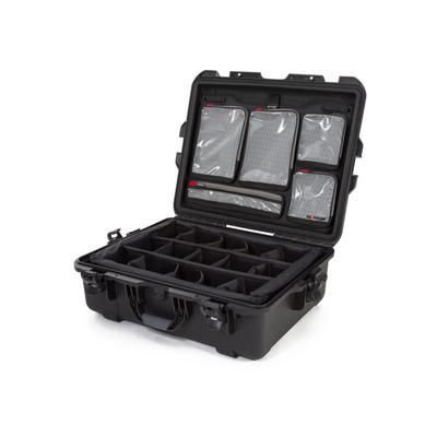 Nanuk Case 945 w/lid org./divider Black Large 945S-060BK-0A0