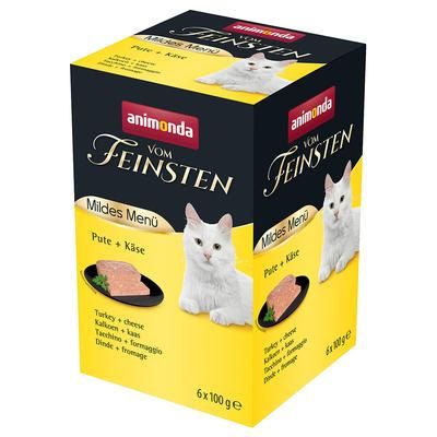 6x100g Animonda vom Feinsten Mild Menu Adult Turkey & Cheese