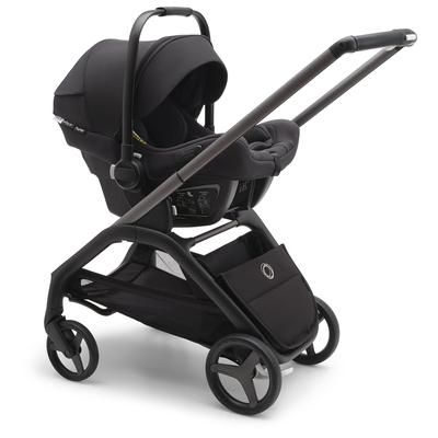 Bugaboo Dragonfly + Turtle Air Travel System Bundle - Graphite / Grey Melange / Grey Melange / Grey