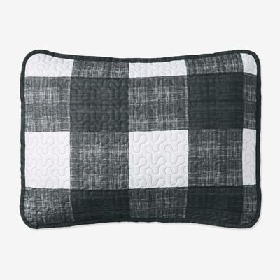 BH Studio Reversible Quilted Sham by BH Studio in Black White (Size KING) Pillow