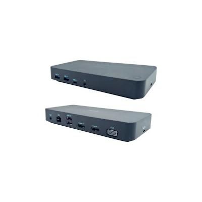 i-tec USB 3.0/USB-C/Thunderbolt, 3x Display Docking Station + Power Delivery 65W