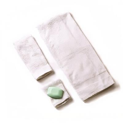 Chef Revival HTI250W White Ribbed Cotton Bar Towel, 15" x 25"