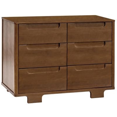 Babyletto Yuzu 6-Drawer Dresser, KD - Natural Walnut