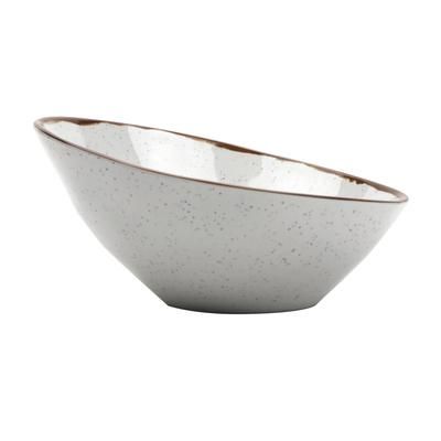 GET B-792-RM 24 oz Round Melamine Bowl, Rustic Mill, Cream, White