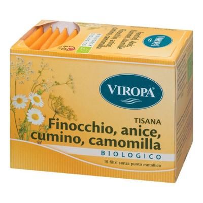 Viropa Finocchio/Cumino/Anice/Camomilla Bio 15 Bustine pz filtro