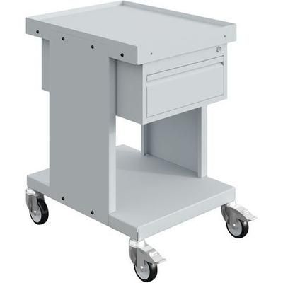 Desserte Mobile Sv Grise 2 Tablettes 1 Tiroir - Sofame