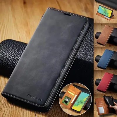 Wallet Leather Case for Samsung Galaxy S25 S24 S23 S22 S21 S20 FE Ultra Plus S10 A16 A15 A14 A56 A55