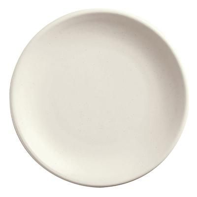 Libbey DRI-3-D 11" Round Driftstone Plate - Porcelain, Driftwood, White