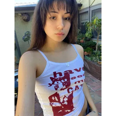 Y2k Clothes Vintage Sleeveless Tank Top 2023 Summer Print Personality Bright Color Sleeveless Aesthetic Harajuku Streetwear Slim