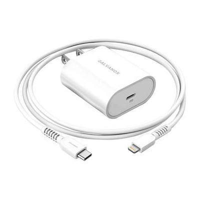 Galvanox 18W USB Type-C PD/QC Wall Charger with Lightning Cable (White) GLV/CH320