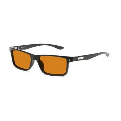 GUNNAR Vertex Gaming Glasses (Onyx Frame, GUNNAR-Focus Lenses, Amber Max Lens Tint VER-00112