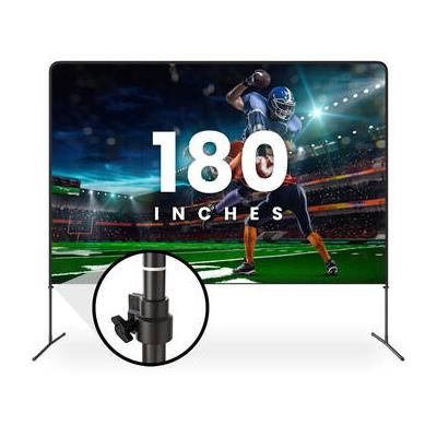 KHOMO GEAR Projector Screen and Stand with Height Adjustment (180") GER-1230