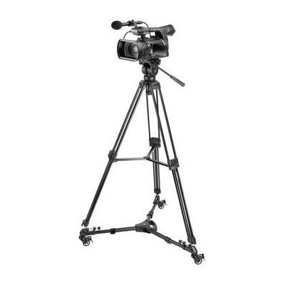 Magnus VT-3000 Tripod with Fluid Head and Tripod Dolly VT-3000-K2