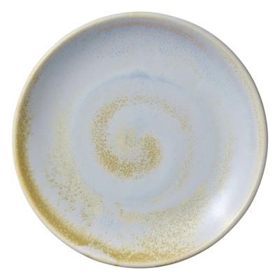 Libbey 801121541000100 6" Round Perfect Match Flat Coupe Plate - Porcelain, Breeze, Blue
