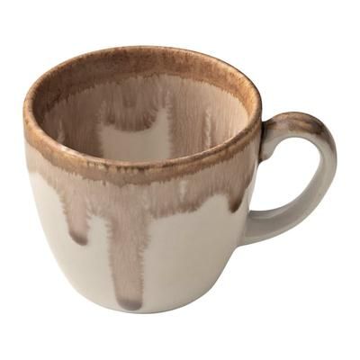 Libbey 801525841000101 2 7/10 oz Perfect Match Espresso Cup - Porcelain, Oyster, Brown
