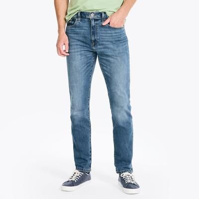 Nautica Men's Sustainably Crafted Vintage Straight Stretch Denim Nautica Blue, 30x32