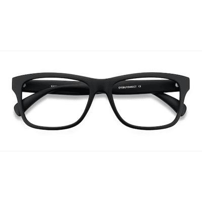 Unisex s rectangle Matte Black Plastic Prescription eyeglasses - Eyebuydirect s Gamble