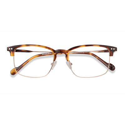 Male s rectangle Tortoise Acetate, Metal Prescription eyeglasses - Eyebuydirect s Explorer