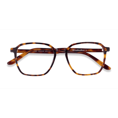 Unisex s square Tortoise Acetate Prescription eyeglasses - Eyebuydirect s Ashby