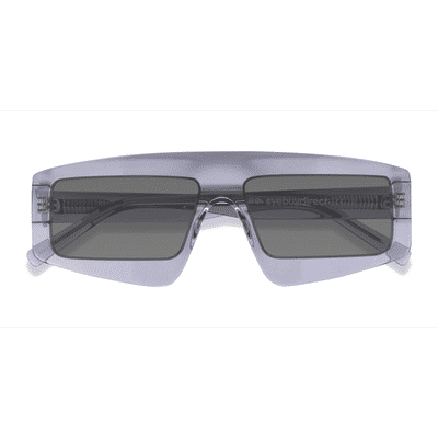 Unisex s geometric Clear Gray Acetate Prescription sunglasses - Eyebuydirect s Hanna