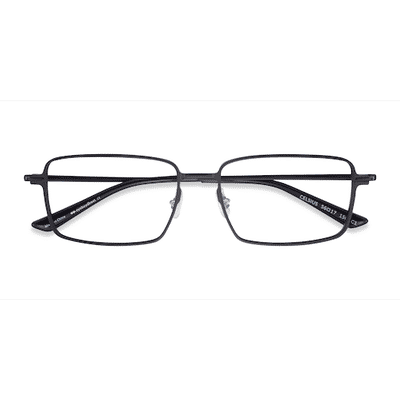 Male s rectangle Black Aluminium Alloy,Titanium Prescription eyeglasses - Eyebuydirect s Celsius