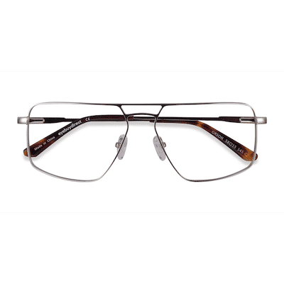 Male s aviator Silver Metal Prescription eyeglasses - Eyebuydirect s Orson