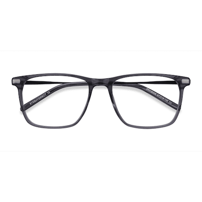 Male s rectangle Gray Acetate, Metal Prescription eyeglasses - Eyebuydirect s Envision