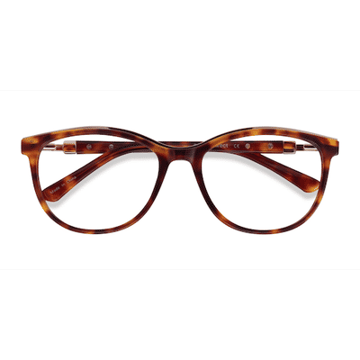 Female s horn Tortoise Acetate, Metal Prescription eyeglasses - Eyebuydirect s Glam