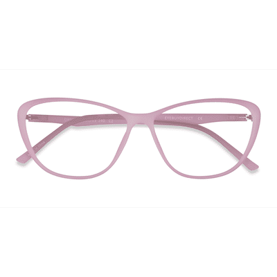 Female s horn Matte Purple Plastic Prescription eyeglasses - Eyebuydirect s Orbital