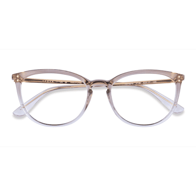 Female s horn Gradient Brown Plastic Prescription eyeglasses - Eyebuydirect s Vogue Eyewear VO5276