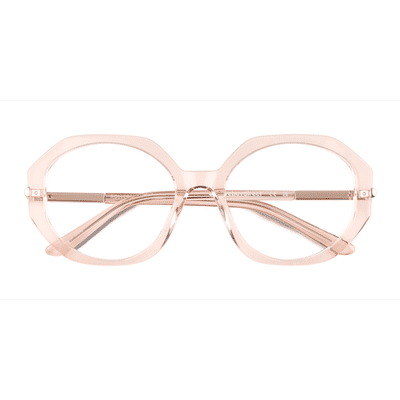 Female s oval Crystal Champagne Acetate,Metal Prescription eyeglasses - Eyebuydirect s Rollerskate