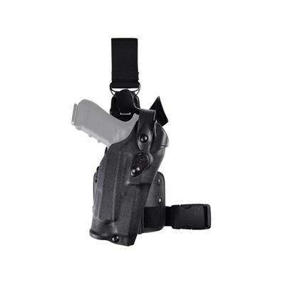 Safariland Model 6305rds Als/sls Tactical Holster W/ Quick-release Leg Strap For Glock 17/22 W/ Surefire Xvl2 Black - 1326078