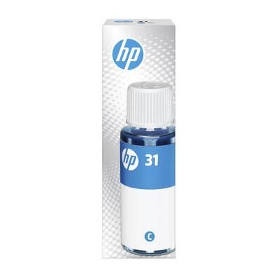 HP 31 70 mL Cyan Original Ink Bottle 1VU26AN