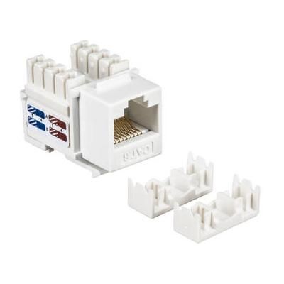 Tera Grand CAT6 Punch-Down Keystone Jack (White) KEYJ-CAT6PD-WH