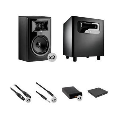 JBL 306P MkII - Studio Monitor Kit with Powered Subwoofer, Cables, and Isolatio 306P MKII