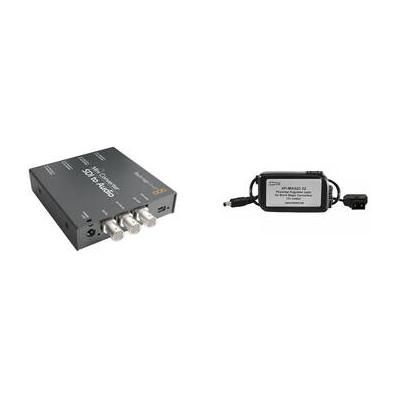 Blackmagic Design Mini Converter SDI to Audio w/ Switronix Powertap Converter Cable Kit CONVMCSAUD
