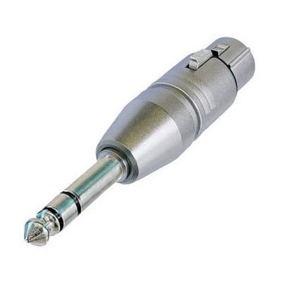 Neutrik NA3FP 3-Pole XLR Female to 1/4" TRS Plug Adapter NA3FP