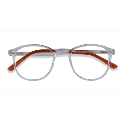 Unisex s round Clear Plastic Prescription eyeglasses - Eyebuydirect s Neo