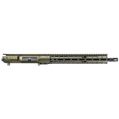 Aero Precision Complete Upper Receiver M5 .308 Winchester 16in Government Mid Length 1 in 10 5/8 x 24 15in A2 Flash Hider Anodized OD Green