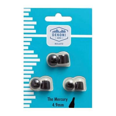 Dekoni Audio Bulletz Mercury Series Premium Memory Foam Eartips (3-Pack, S/M/L) ETZ-MERCURY-PL