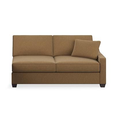 Addison Upholstered Sectional Collection - Build Your Own, Right Arm Facing Sofa, Right Arm Facing Sofa/Heathered Basketweave Caramel - Grandin Road