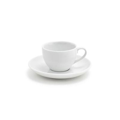 Front of the House DCS043WHP22 2 1/2 oz Seattle Cup & Saucer Set - Porcelain, White