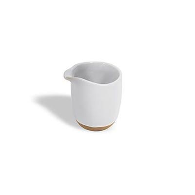 Front of the House TCR018BEP23 4 oz Artefact Pourer - Porcelain, Ash, White