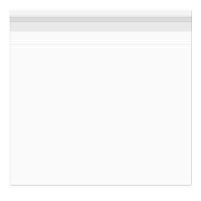 Crystal Clear Bags® with Flap 10 7/16" x 10 1/4" 100 pack