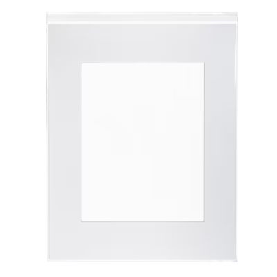 Crystal Clear Bags with Adhesive Flap for thin 16 x 20 Posters Matted Art or Pictures Bag Size: 16 1/4" x 20 1/16" 100 Bags