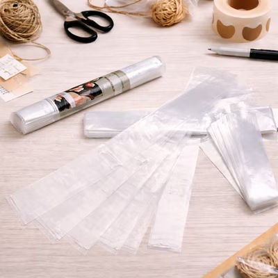 Clear Poly Tube Sleeves 2" x 26" 100 pack