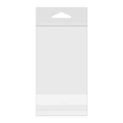 Small Crystal Clear Food Safe Hanging Bags - Great for Spices Craft Supplies & Sewing Supplies Retail Bag Size: 3" x 4" 100 Bags
